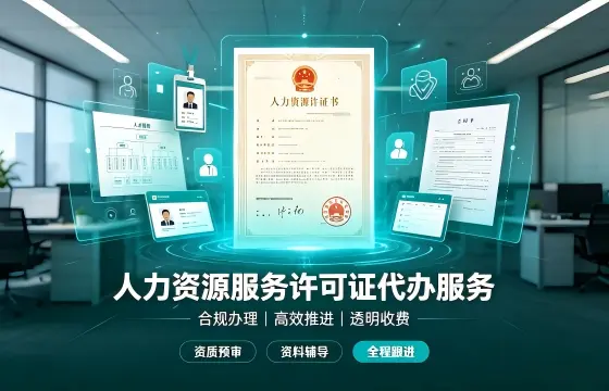 我司办理人力资源经营许可证案例